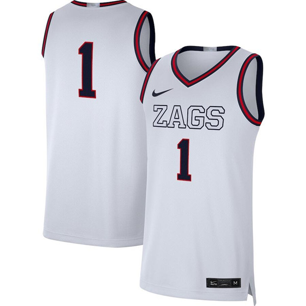 Georgia Bulldogs #1 White Stitched Basketball Jersey Georgia Bulldogs #1 White Stitched Basketball Jersey